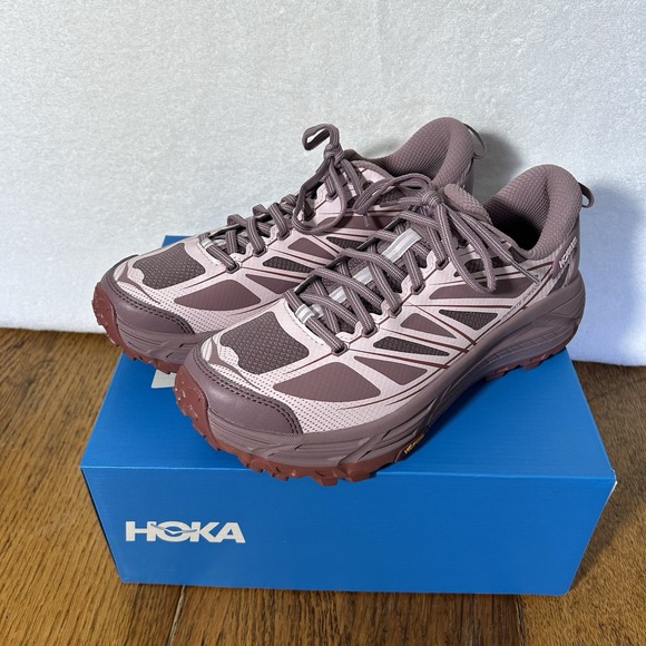 Hoka One One Shoes - Hoka One One Womens Size 7 Mafate Speed 2 Low Top Mauve/Carnation Athletic Shoes
